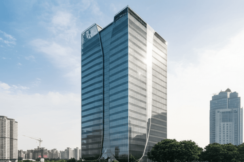 办公楼玻璃应用示意
